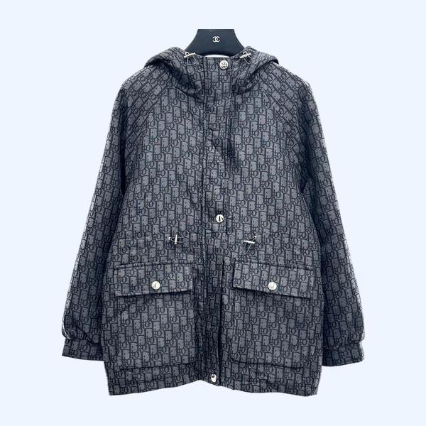 디올 자카드 콘튼 다운 재킷