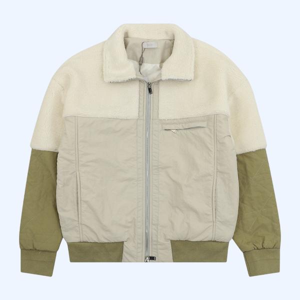 디올 테디 시티 로고 지퍼 재킷