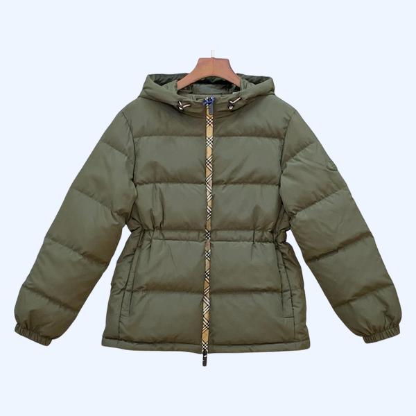 버버리 후드다운 재킷