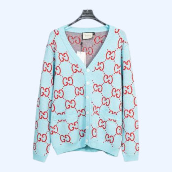 구찌 프린트 니트 가디건