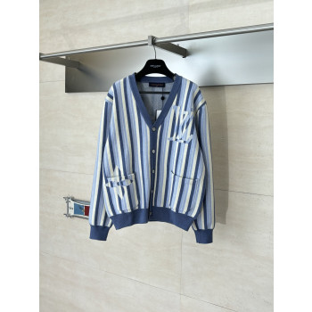 LV 싱글 브레스트 스웨터 가디건