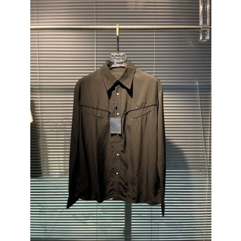 LV 자수 패치워크 셔츠