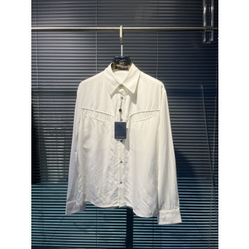 LV 자수 패치워크 셔츠