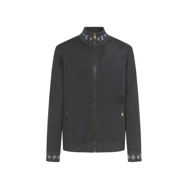 LV 지퍼 울 재킷