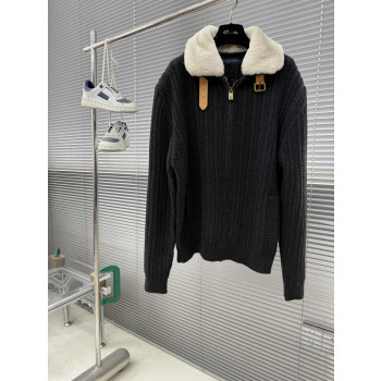 LV 캐시미어 혼방 칼라 튜닉 재킷