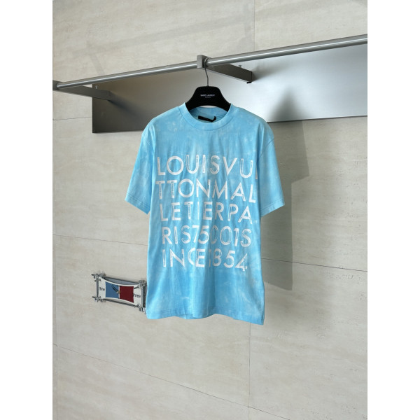 LV 타이 다이 프린트 반팔티셔츠