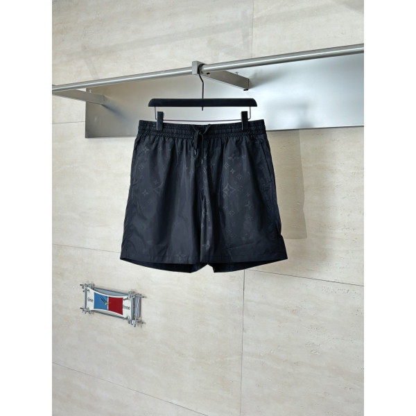 LV 풀프린트 엠보싱 다크패턴 비치 쇼츠