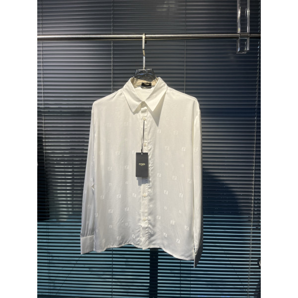 펜디 풀 프린트 자카드 셔츠