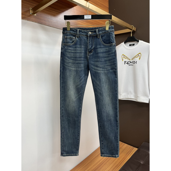 펜디 로고 청바지