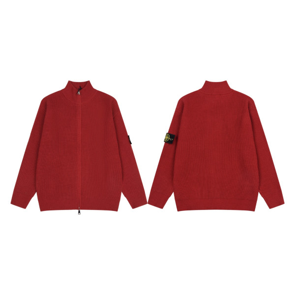스톤 아일랜드 지퍼 스웨터 재킷