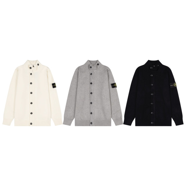 스톤아일랜드 니트 버튼다운 스웨터 가디건