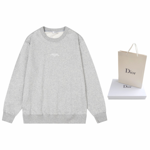 디올 몽테뉴 프린트 라운드넥 스웨트 셔츠