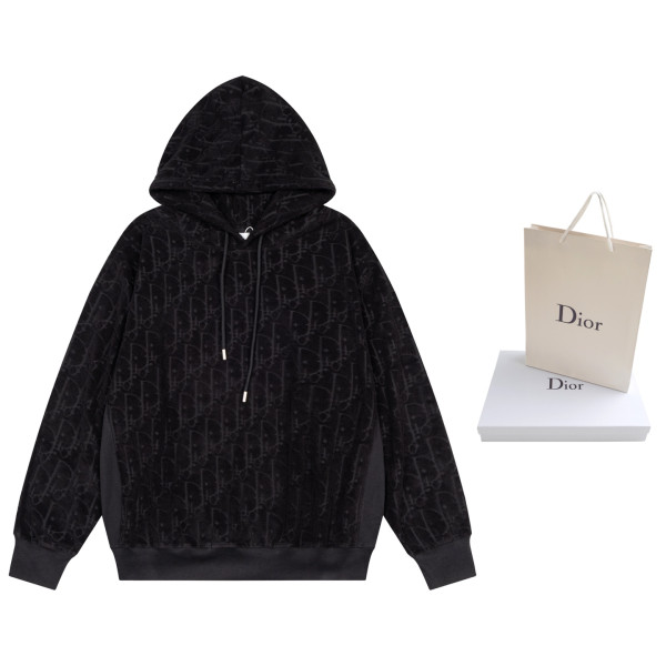 디올 스웨이트 후드티