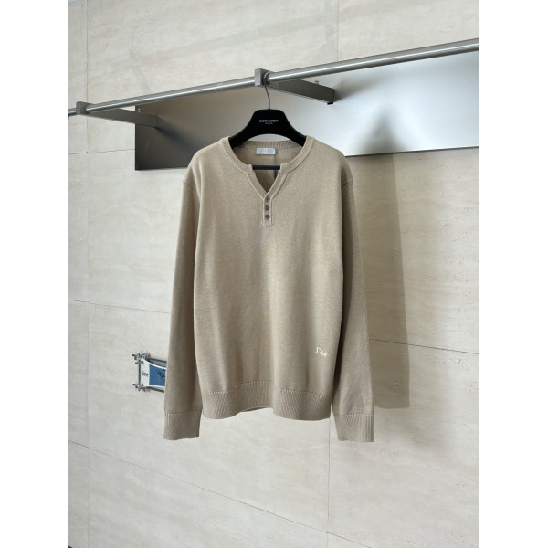 디올 쓰리버튼 울 브렌드 풀오버 셔츠