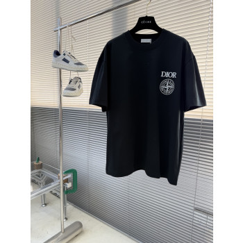 디올 커스텀 코튼 레터로고 디셔츠