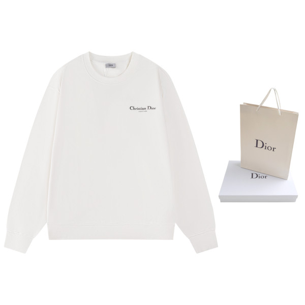 디올 클래식 로고 라운드넥 스웨트