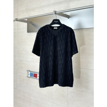 디올 테리 자카드 티셔츠