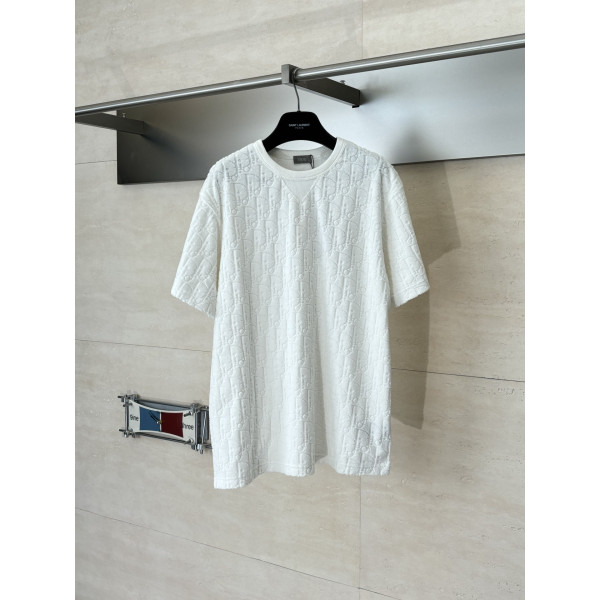 디올 테리 자카드 티셔츠