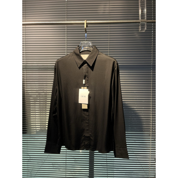 디올 풀 프린트 자카드 셔츠