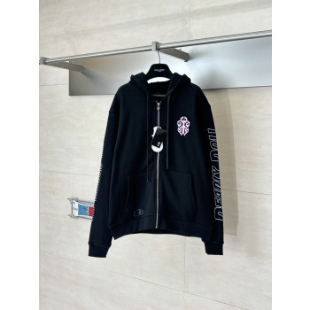 크롬하츠 산스크리트어 프린트 지퍼 재킷