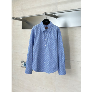 구찌 더블 G 풀 프린트 셔츠