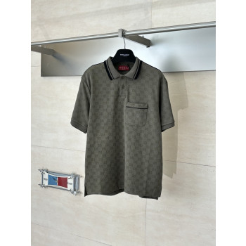 구찌 풀프린트 반팧 폴로셔츠