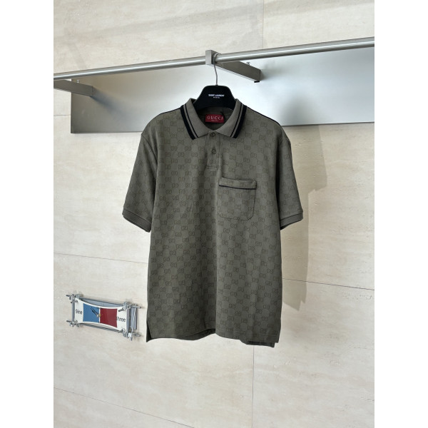 구찌 풀프린트 반팧 폴로셔츠