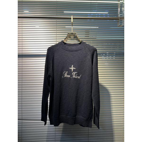 스톤아일랜드 자카드 스웨터