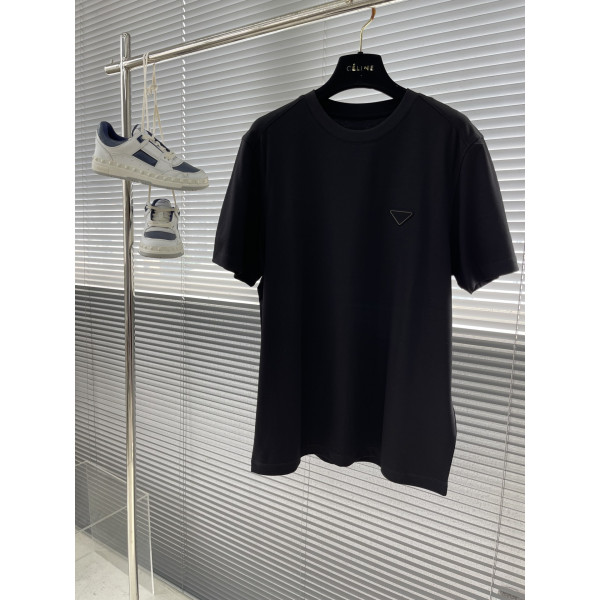 프라다 삼각로고 반팔 티셔츠