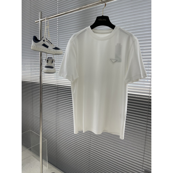 프라다 삼각로고 반팔 티셔츠