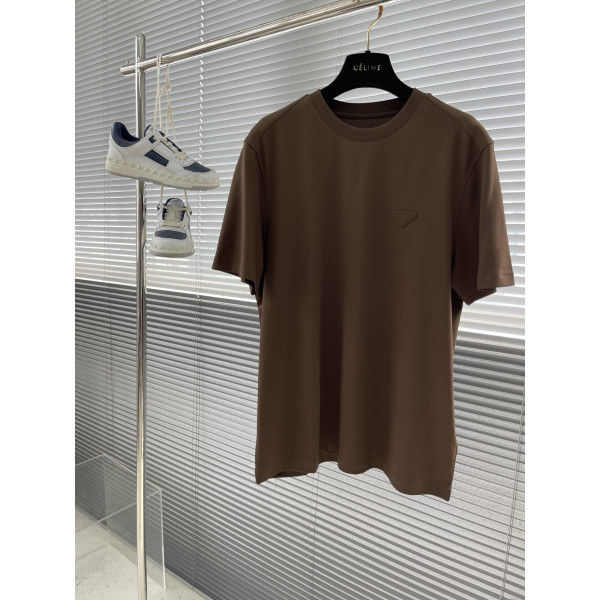 프라다 삼각로고 반팔 티셔츠