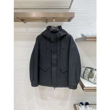 프라다 후드 다운재킷