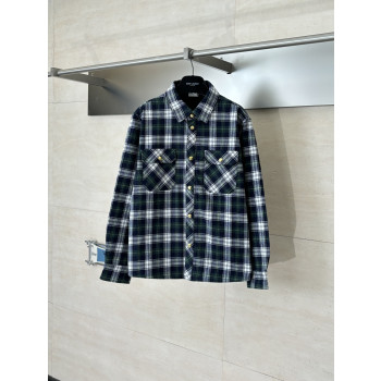 셀린느 플라넬 체크셔츠