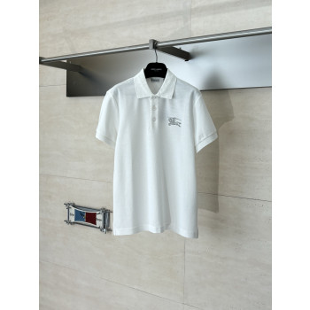 버버리 나이트 워 호스 자수피케 코튼 반팔