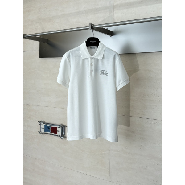 버버리 나이트 워 호스 자수피케 코튼 반팔