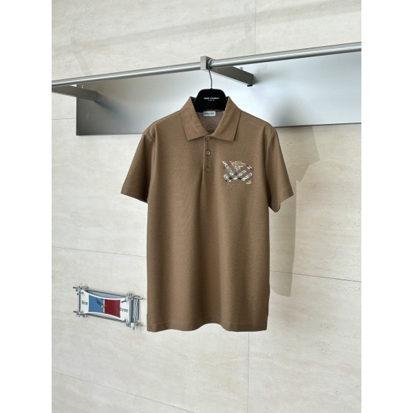 버버리 체크 패치 셔츠