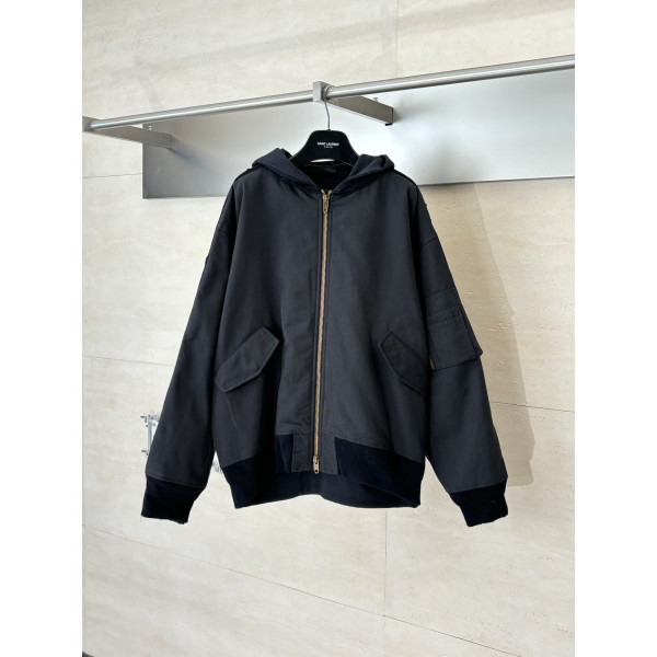 발렌시아가 리버서블 헤비워크 코튼 재킷