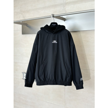 발렌시아가 풀오버 양면 후드티