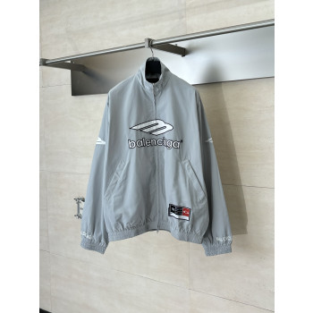 발렌시아가 풋볼 자수 나일론 재킷