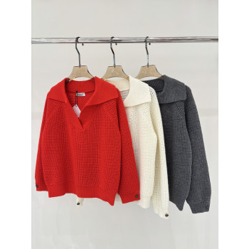 BC 반카라 와플 니트