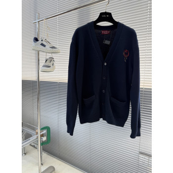 구찌 등불 자수니트