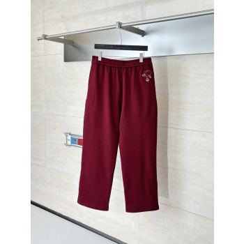 구찌 자수 스트레이트 팬츠