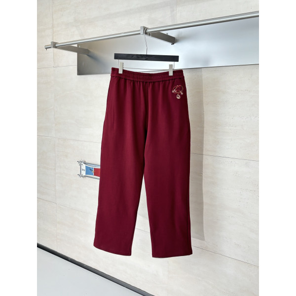 구찌 자수 스트레이트 팬츠