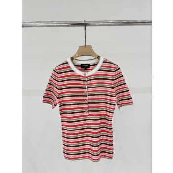 샤넬 라운드넥 슬림핏 니트