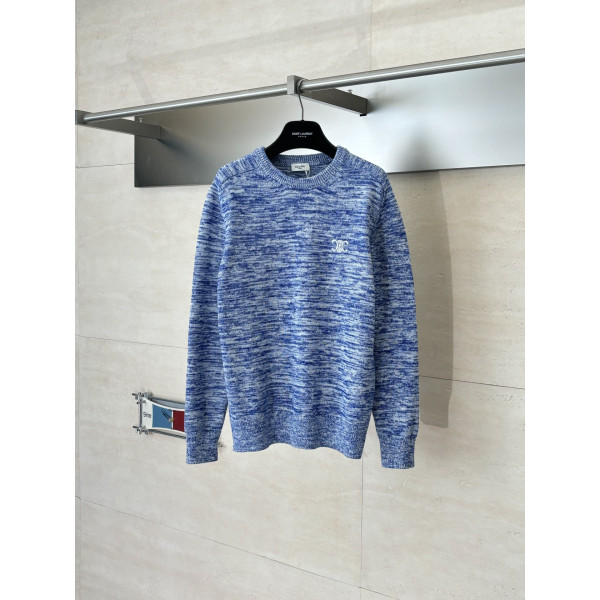 셀린느 자수 래글런 스웨트