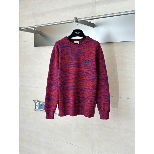 셀린느 자수 래글런 스웨트