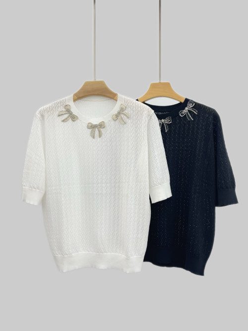 발렌티노 자수면 탑