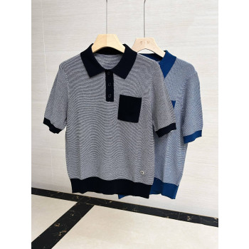 LP 폴로 칼라 배색니트 스웨터