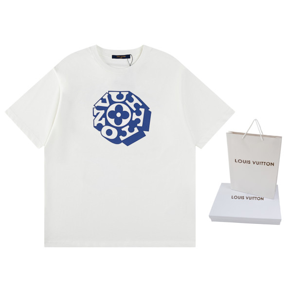 LV 갈랜드 프린트 반팔 티셔츠