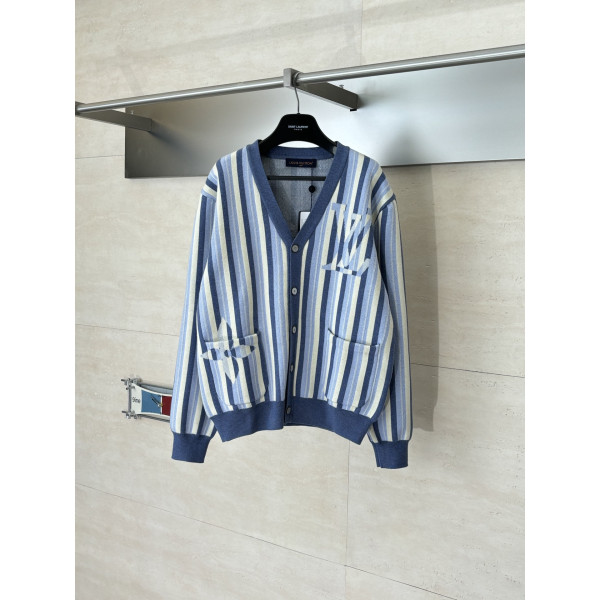 LV 싱글 브레스트 스웨터 가디건